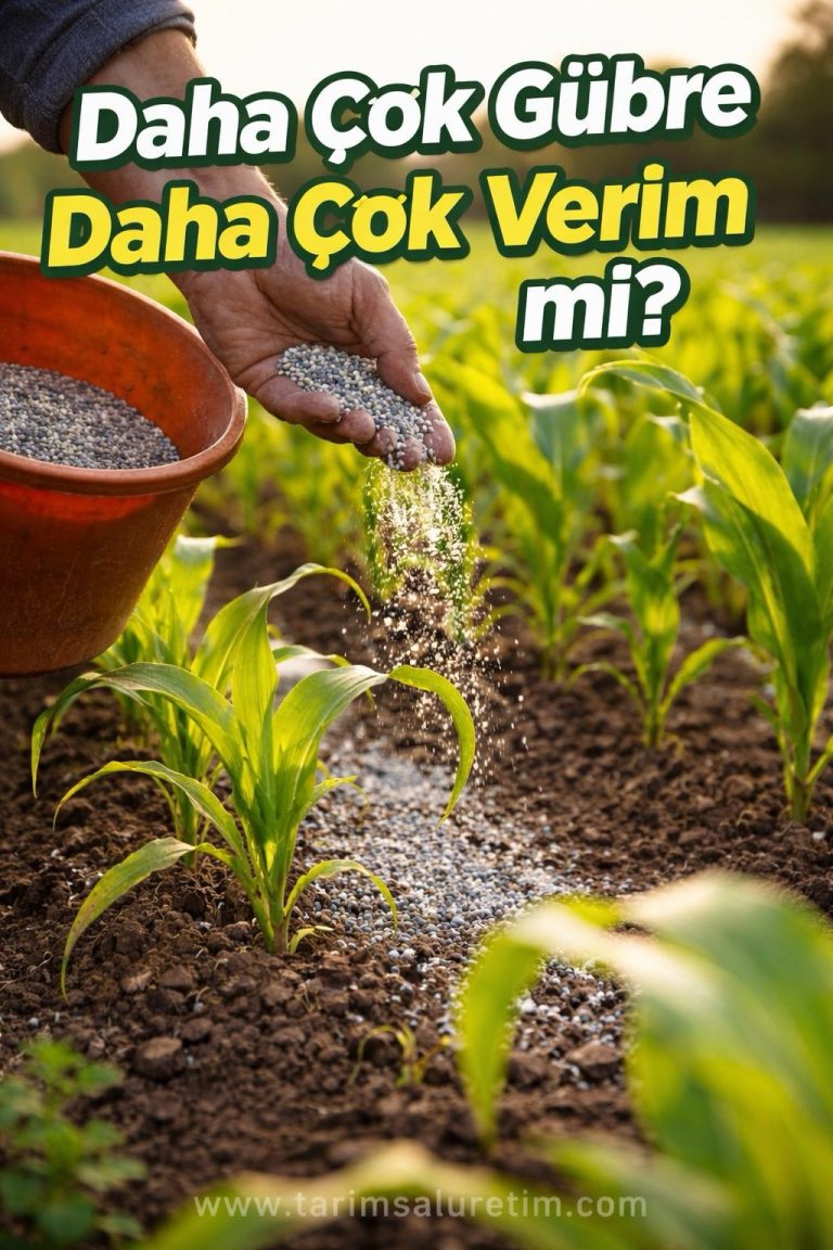 Daha Çok Gübre Daha Çok Verim mi? 3 Daha çok gübre daha çok verim mi?