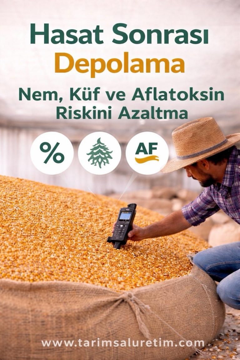 Hasat Sonrası Depolama: Nem, Küf ve Aflatoksin Riskini Azaltma 7 hasat sonrası depolama