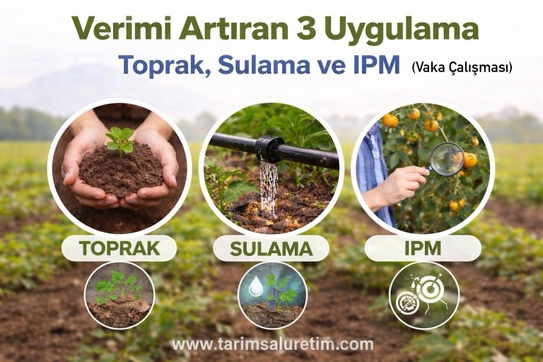 Verimi Artıran 3 Uygulama: Toprak, Sulama ve IPM (Vaka Çalışması) 4 Verimi artıran 3 vaka