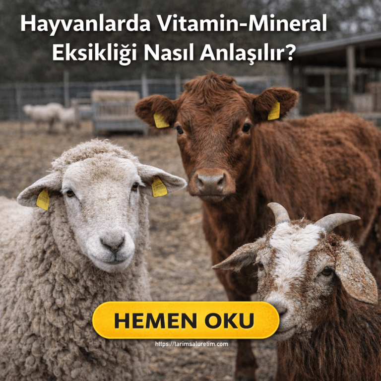 Hayvanlarda vitamin-mineral eksikliği nasıl anlaşılır