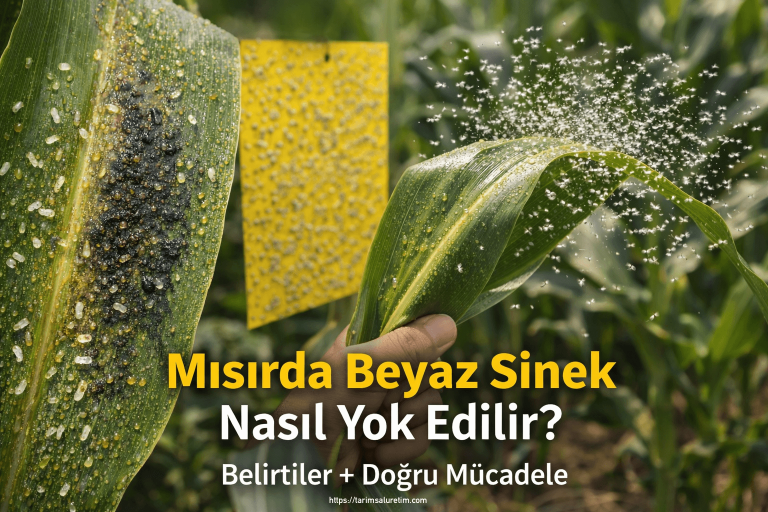 Mısırda Beyaz Sinek Nasıl Yok Edilir? Belirtiler + Doğru Mücadele (2026 Rehberi) 1 mısırda beyaz sinek